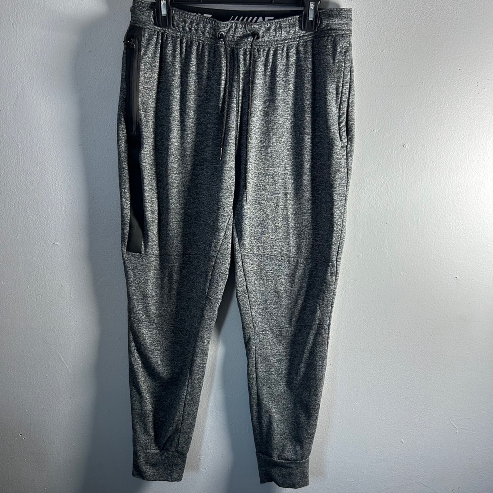 American Eagle Active 24/7 Joggers Mens Medium Gray Heather Tapered Sweatpants‎